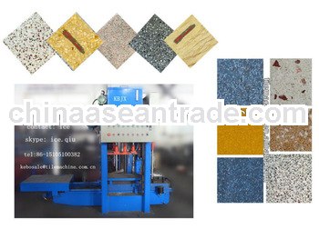 KB-125E/400 heavy duty concrete floor tile making machine