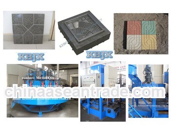 KB-125E/400 low investment concrete floor tile equipment
