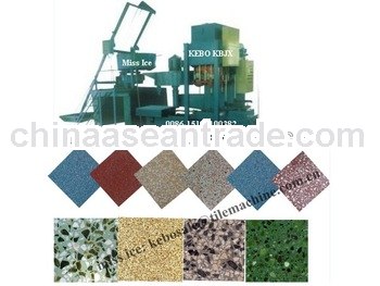 KB-125E/400 roof tile making machine terrazzo floor tile making machine