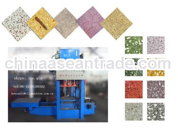 KB-125E/400 small plant concrete floor tile making machine