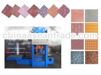KB-125E/600 concrete tiles terrazzo floor tiles machine