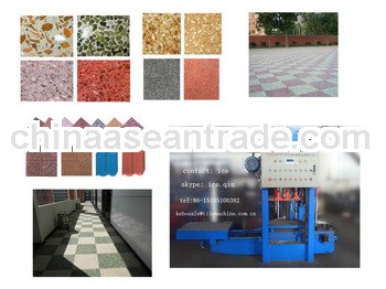 KB-125E/600 terrazzo hydraulic tile press making machine