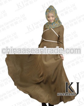 KJ-AM47 100% cotton jersey new designs dubai abaya