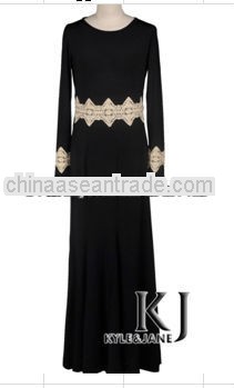 KJ-NDS1 2013 new designs composite silk dubai arabe abaya