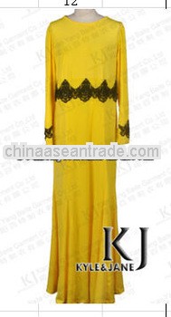 KJ-NDS2 2013 new designs composite silk dubai arabe abaya