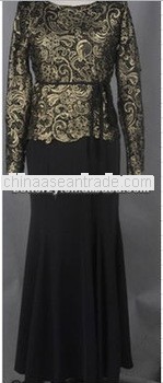 KJ-NDS4 2013 new designs composite silk dubai arabe abaya