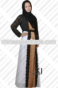 KJ-WAB8037 2013 new designs dubai hot selling abaya
