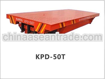 KPDS-5 TONS electric flat bed rail car as transporter