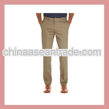 Khaki casual long pants custom for men
