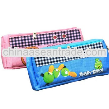 Kids pencil case with two zipper