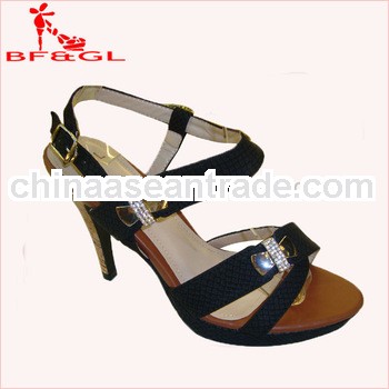 Kitten heel High heels sandals with platform high heels