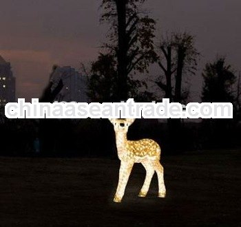 LED Acrylic sculpture motif light (Brown Deer family)
