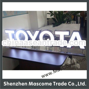 LED mirror outdoor signage