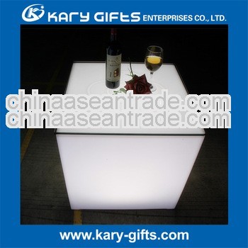 LED rechargeable flashing table led night club table