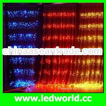 LED waterfall curtain light/led christmas outdoor curtain light