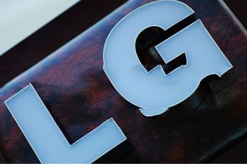 LG exposy led resin letters