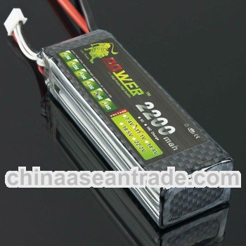 LION 11.1V 2200MAH 40C rc lipo battery