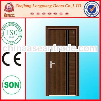 LX-2022 Steel wooden interior doors designs 2012