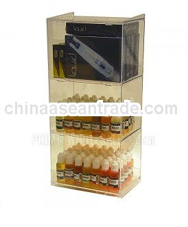 L Smoke Acrylic E cigarette Liquid Limited Edition Display