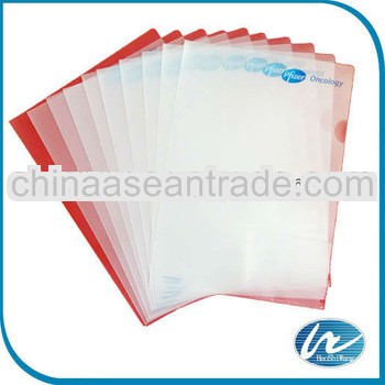 L shape clear folders, Customized Thickness, Sizes and Designs are Accepted