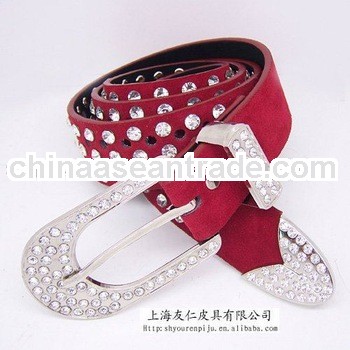 Ladies' Rhinestone buckle Belt YR-20043