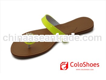 Ladies pu soft slipper sandals