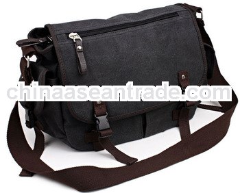 Ladies super capacity canvas handbag, messenger bag