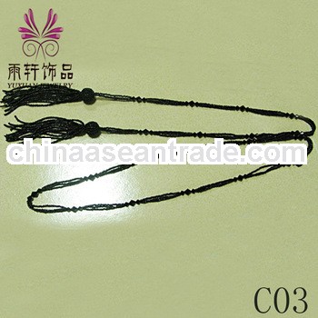 Lady's Handmade Belt with beads fashion belt accessories