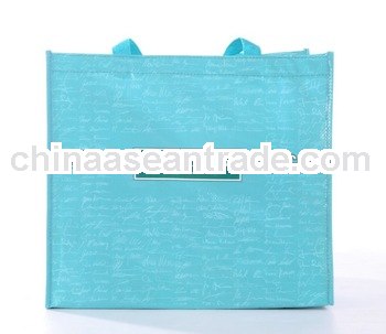 Laminated PP woven shopping bag