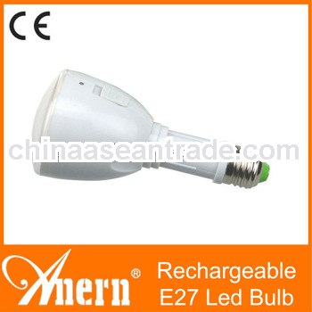 Latest Design 4W E27/E26 remote control rechargeable led bulb light