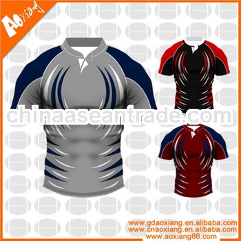 Latest OEM Fastcolours professional sublimation rugby jersey