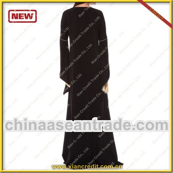 Latest abayas dubai with high quality crepe KDT-267