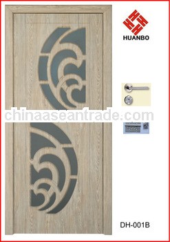 Latest design Interior Carved Wooden PVC Door for rooms (DH-001B)