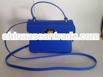 Latest design silicone bag for lady/brand bag silicone bag 2013