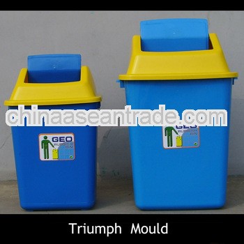 Latest injection plastic dustbin molding