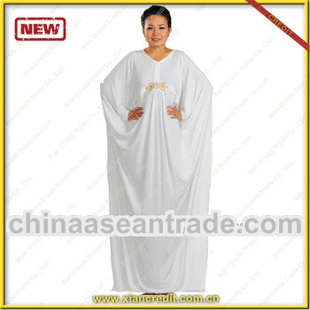 Latest long women abayas designs with high quality cototn and silk fabric KJH-248