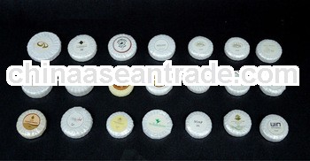 Leaf-shaped !!! round hotel bar soap