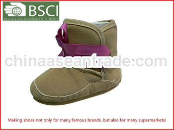 Leather Baby Shoes Indoor Boot Slippers