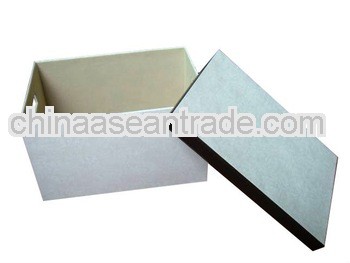 Leather & Cardboard Document Storage Box