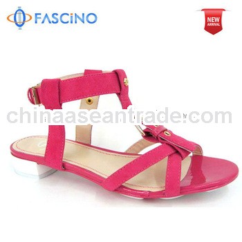 Leather Fashion Flat Sandals For Girls