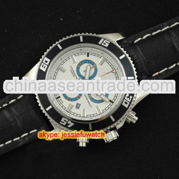 Leather strap novelty brand 3 atm water resistant watch