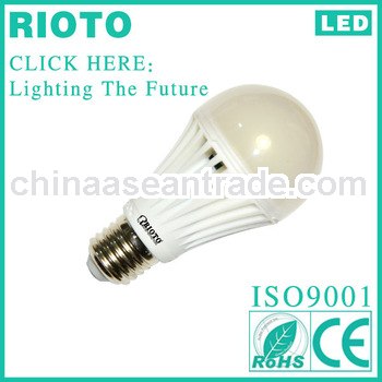 Led Bulb Light Aluminum/Plastic Housing 7W E14 E27