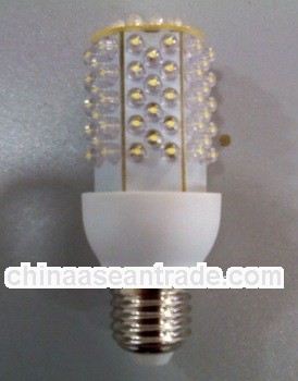 Led corn light 12VDC 6W led bulb 120VAC E27