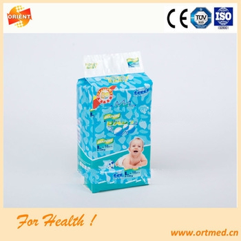 Leg cuffs comfortable soft and breathable baby diaper