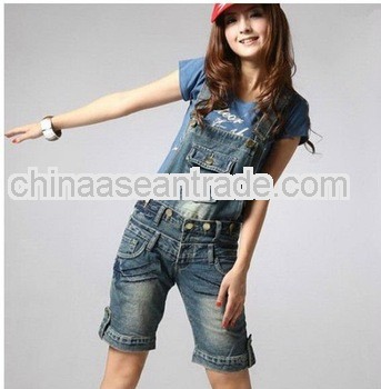 Leisure Fashion Simple Design Suspender Trousers JZ12090903