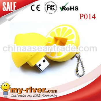 Lemon USB, fruit flash drive, gife, customize any LOGO