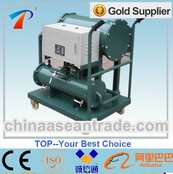 Light fuel oil cleaning machine with coalescer and separator filter, demulsification and dehydration