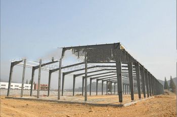 Light steel fabricated structure construction buildings