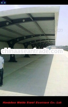 Light steel fabrication structural buildings for car canopy