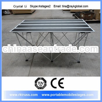 Lightweight folding stage.aluminum mobile stage